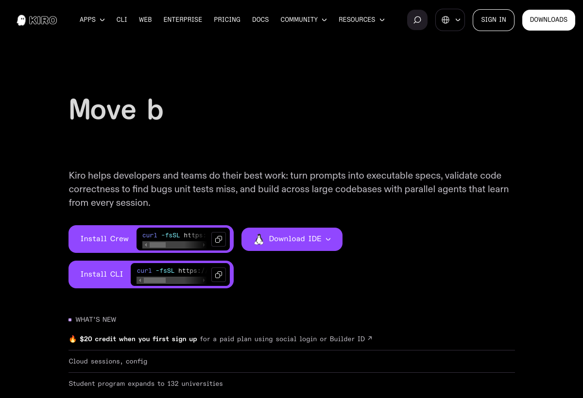 Kiro screenshot