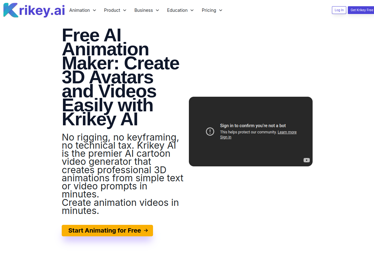 Krikey AI screenshot