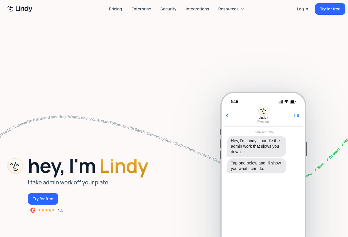Lindy screenshot