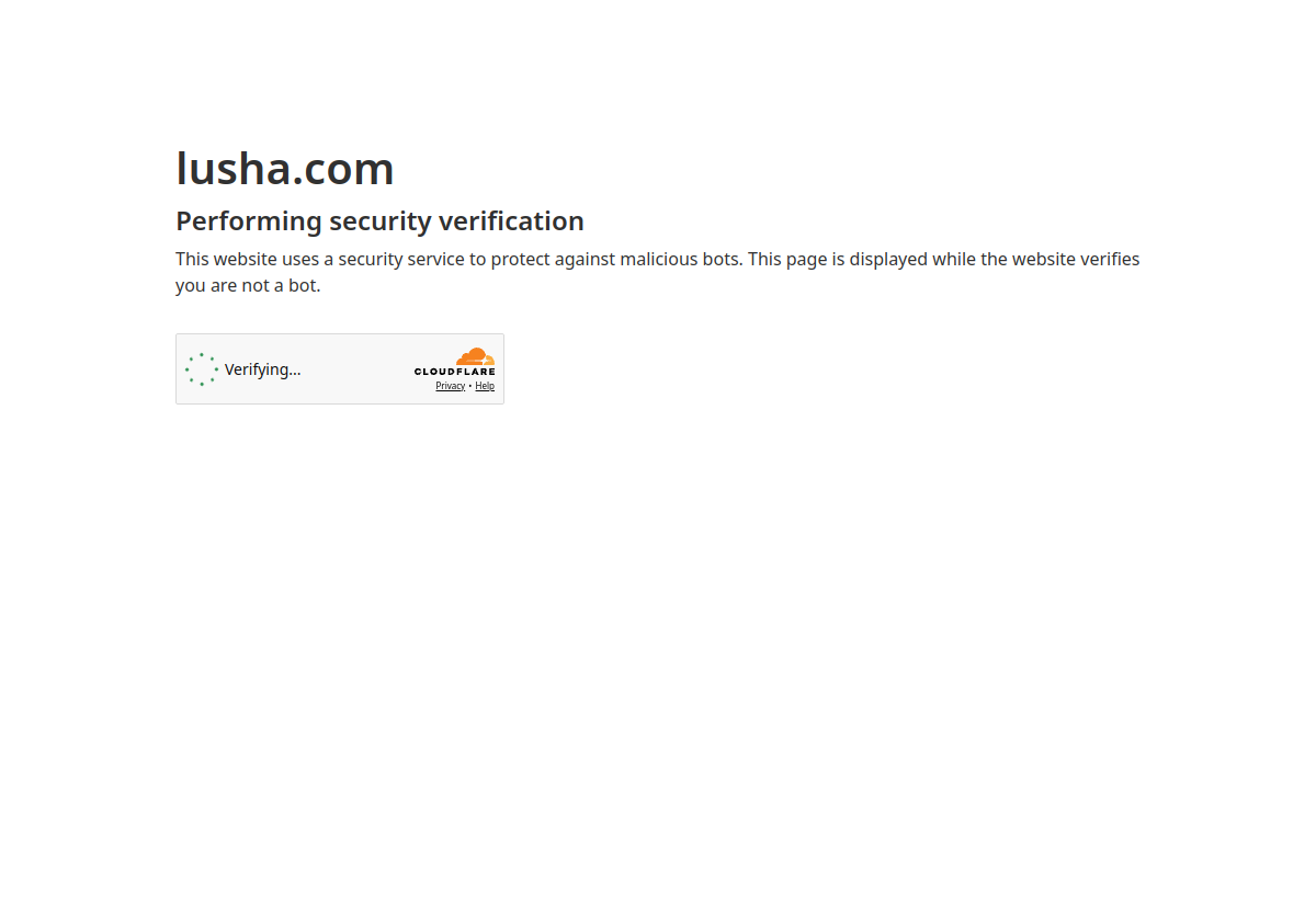 Lusha screenshot