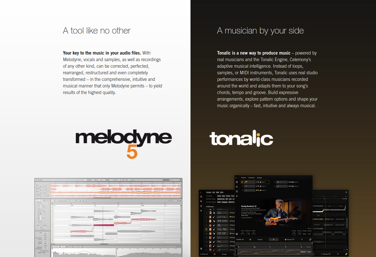 Celemony Melodyne screenshot