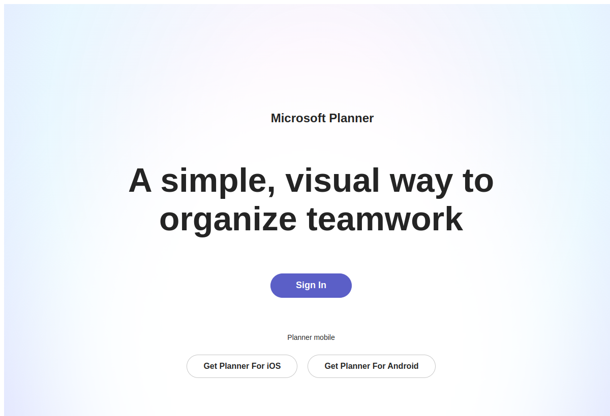 Microsoft Planner screenshot
