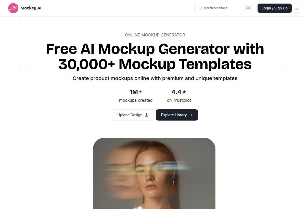 Mockey AI screenshot