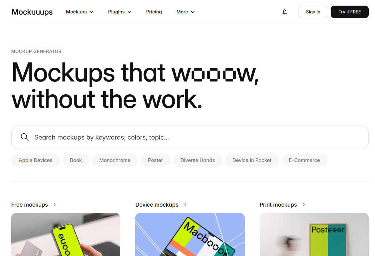 Mockuuups Studio screenshot
