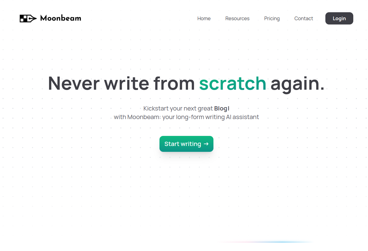 Moonbeam screenshot