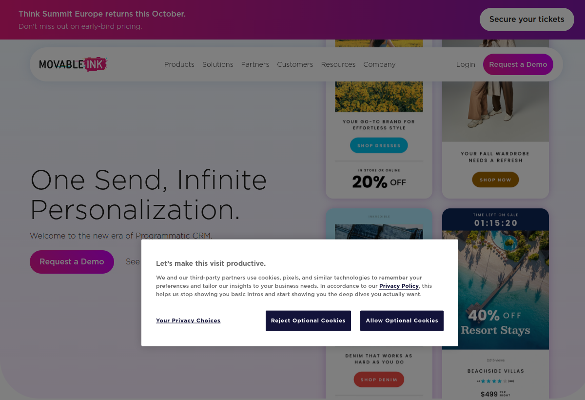 Movable Ink screenshot