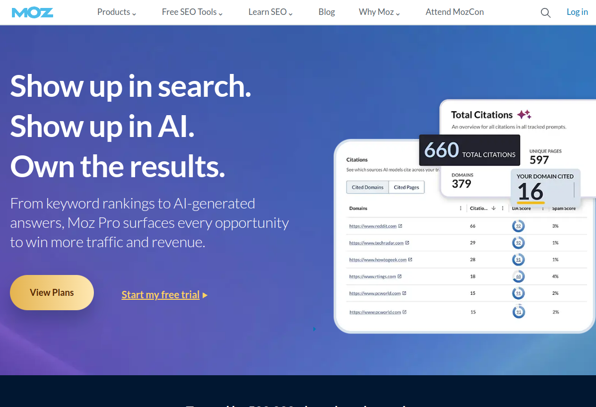 Moz screenshot