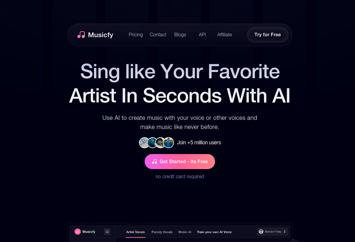 Musicfy screenshot