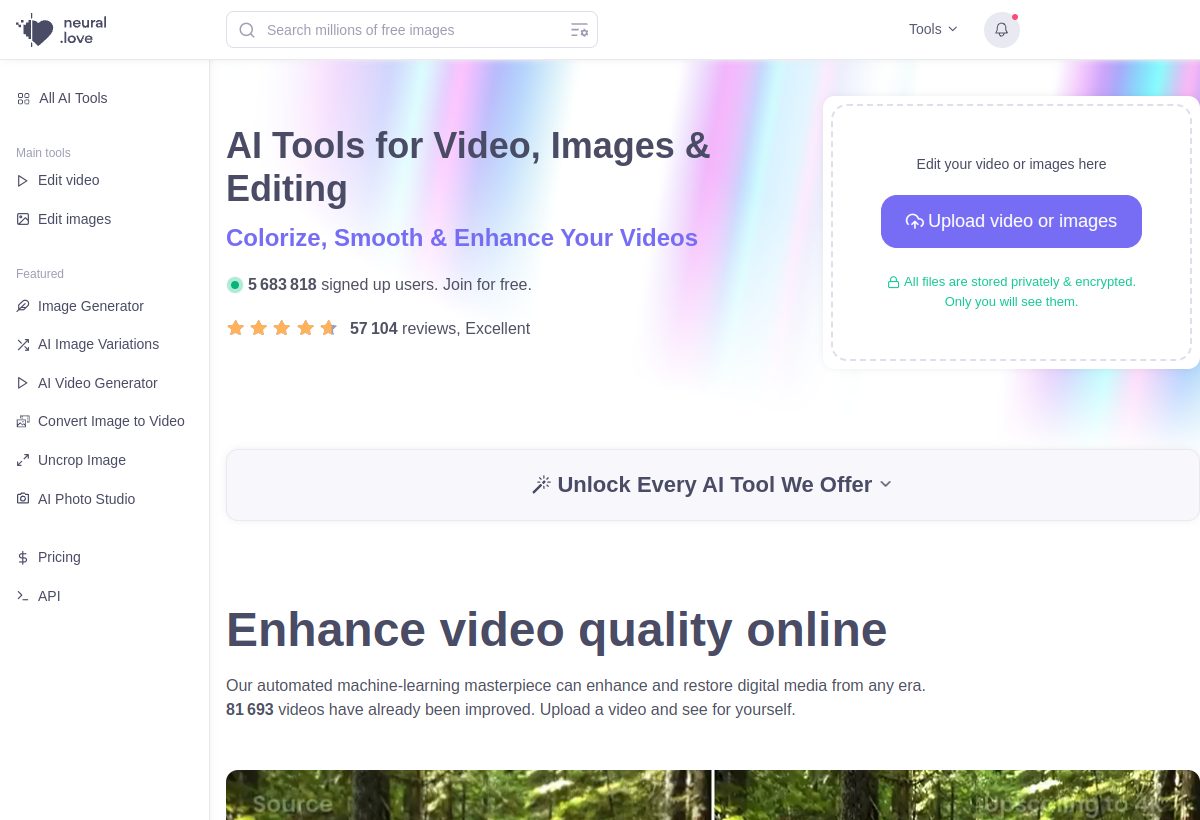 Neural.love screenshot