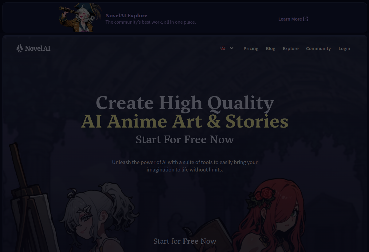NovelAI screenshot