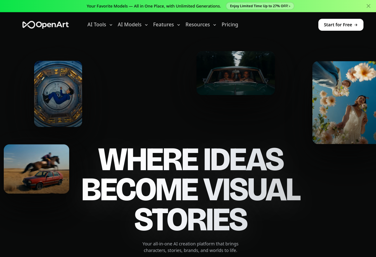 OpenArt screenshot