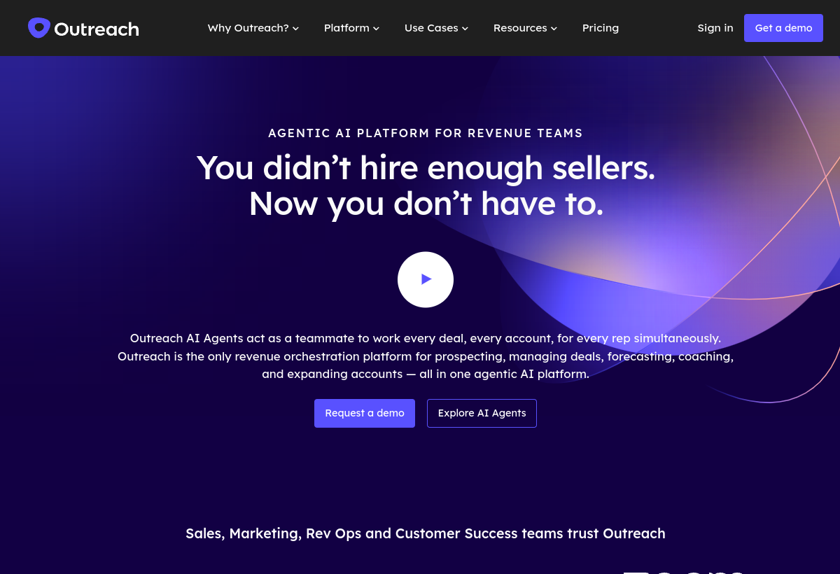 Outreach screenshot