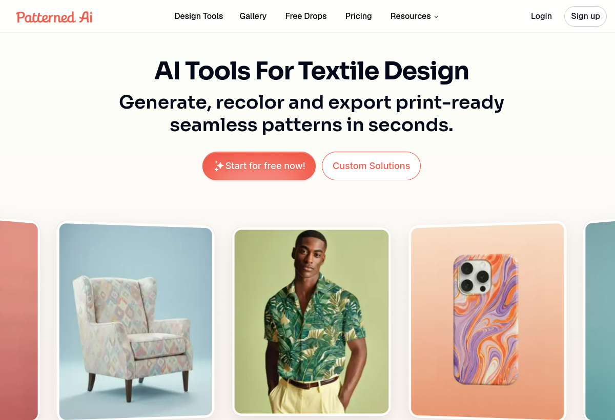 Patterned.ai screenshot