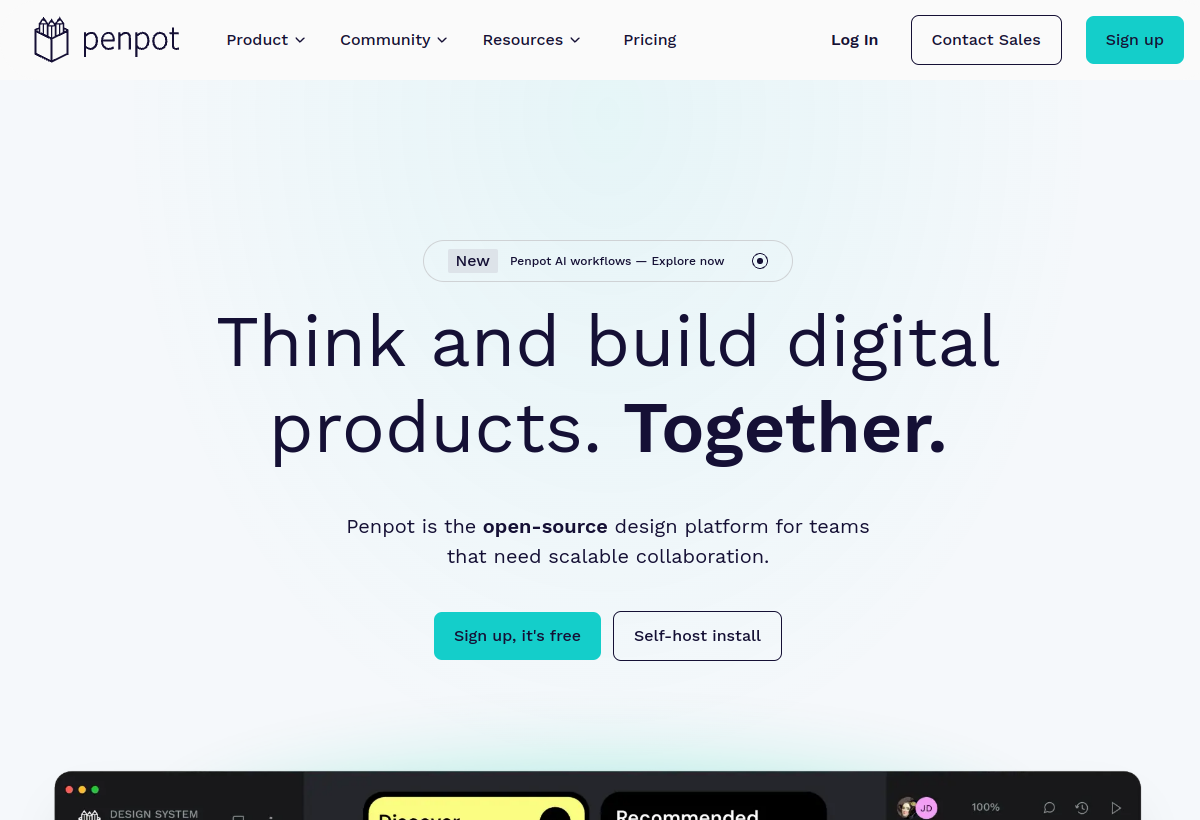 Penpot screenshot