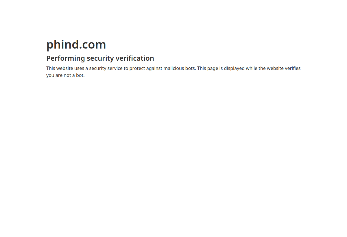 Phind screenshot