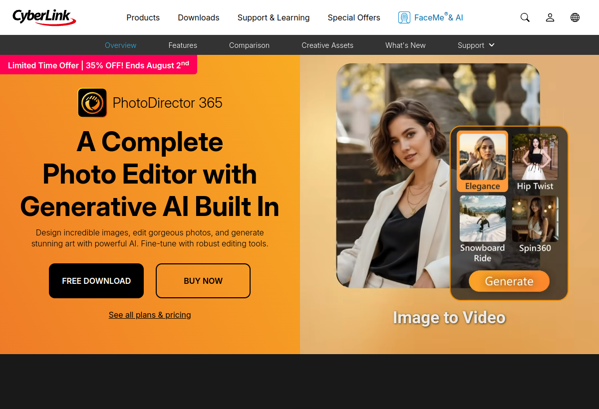 PhotoDirector AI screenshot