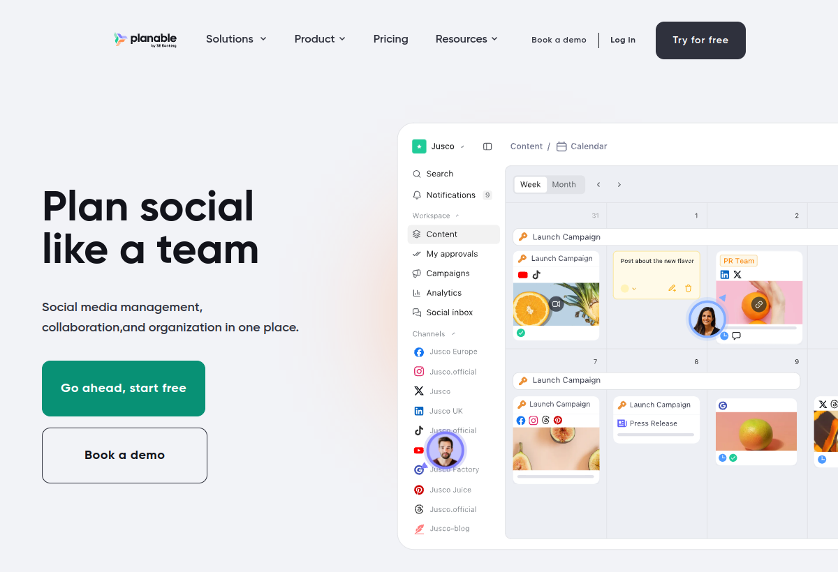 Planable screenshot