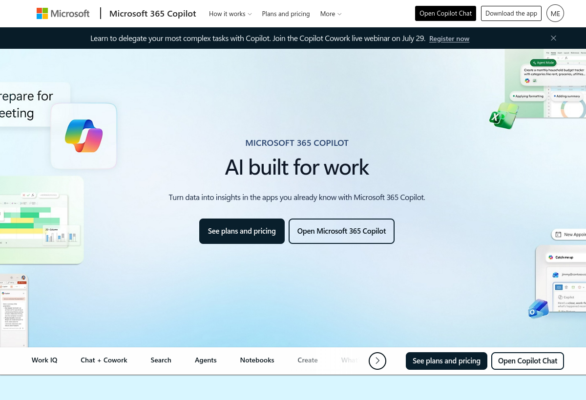 Copilot for Microsoft 365 screenshot