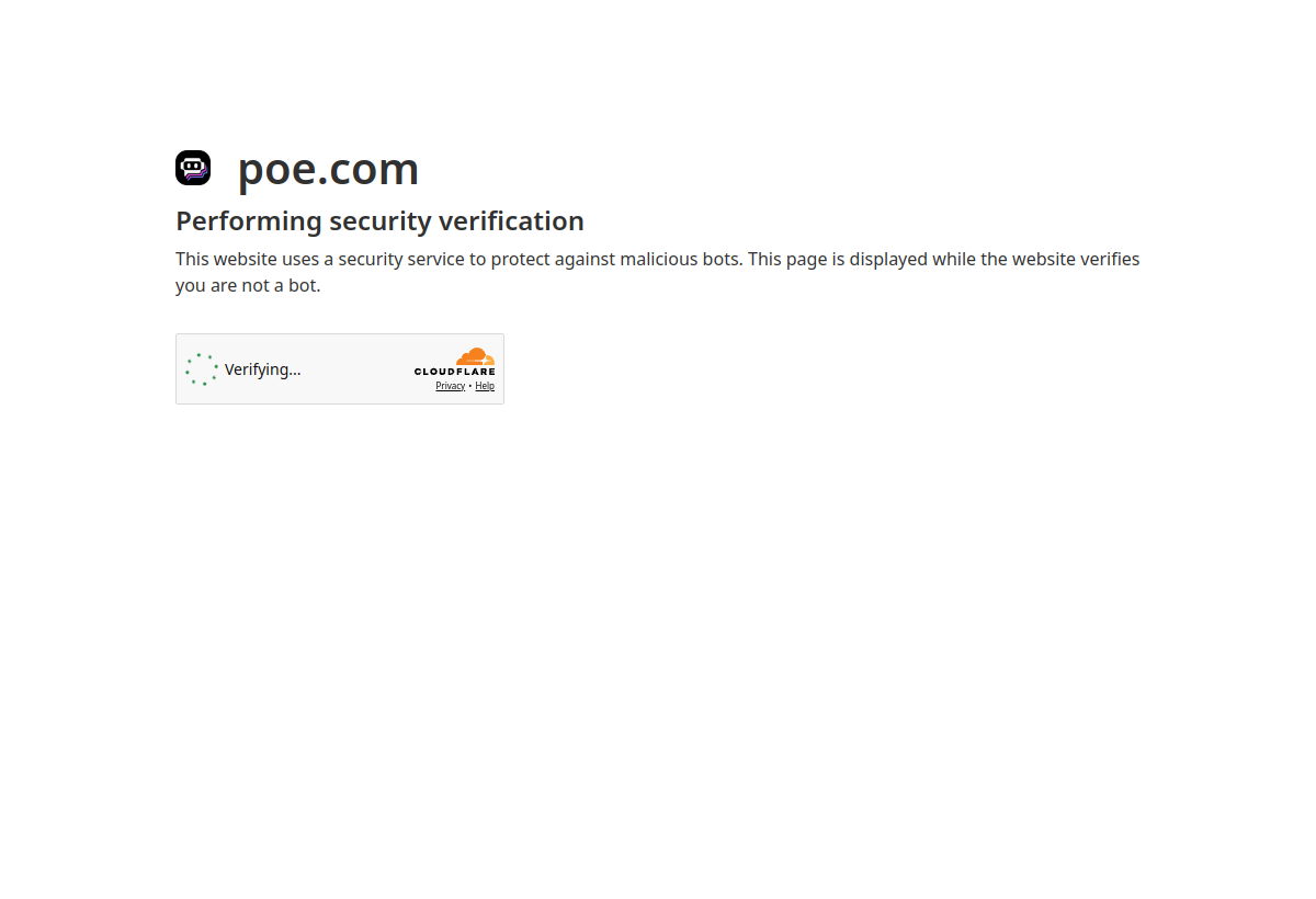 Poe screenshot