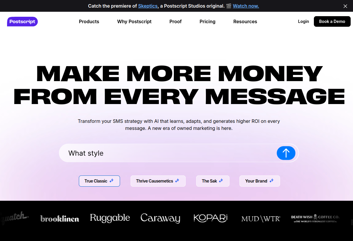 Postscript screenshot