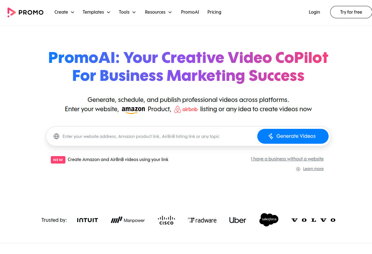 Promo.com screenshot