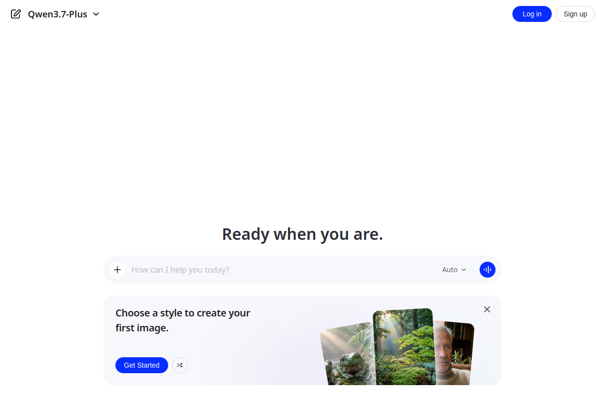 Qwen Chat screenshot