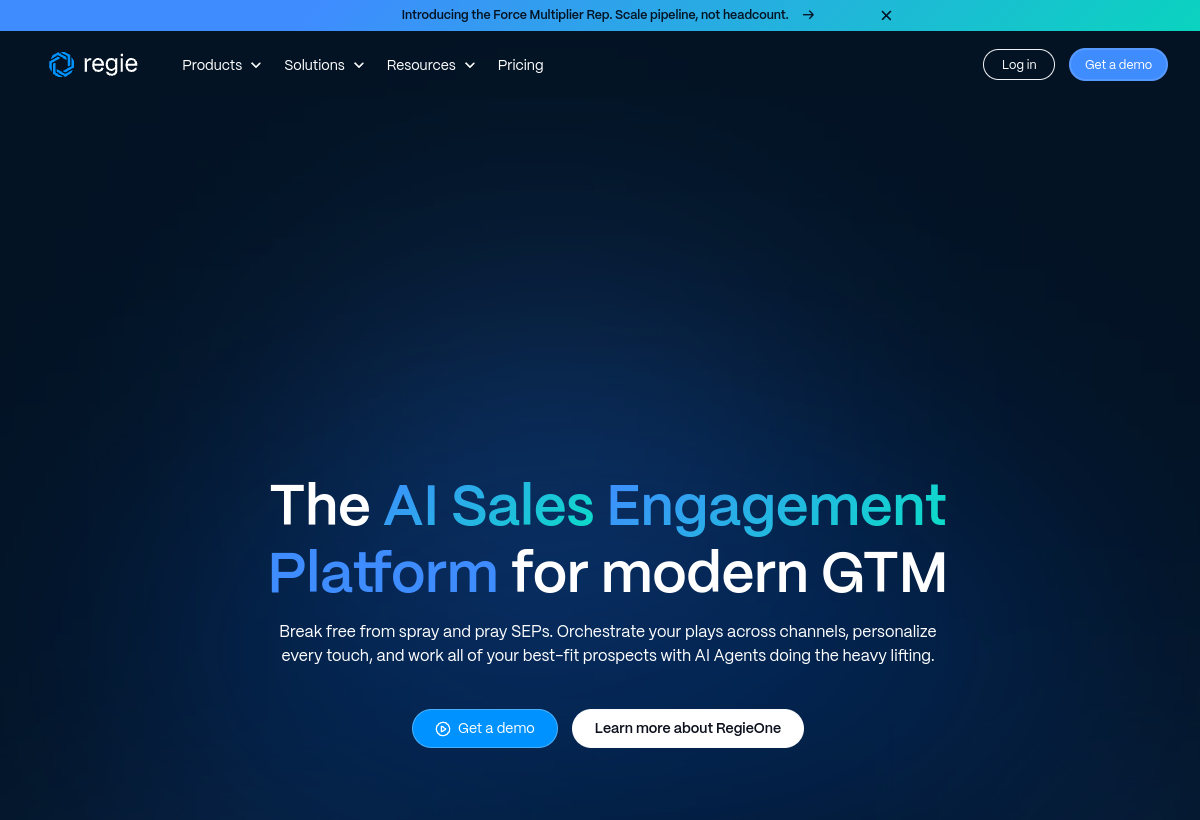 Regie.ai screenshot
