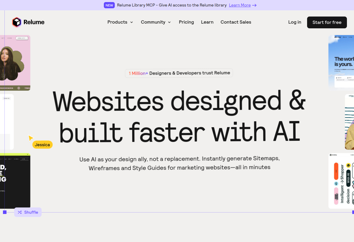 Relume screenshot