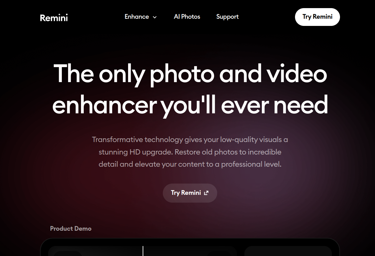 Remini screenshot