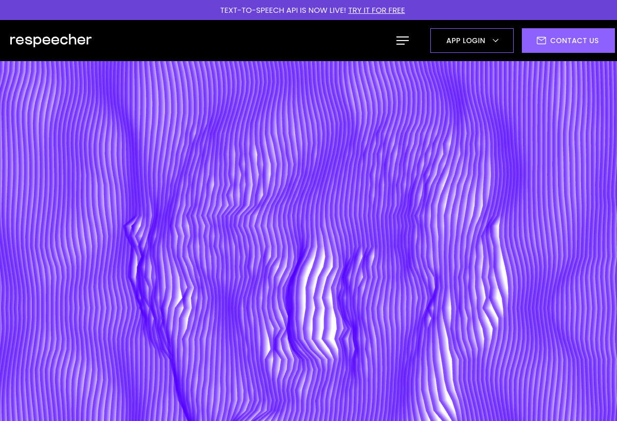 Respeecher screenshot