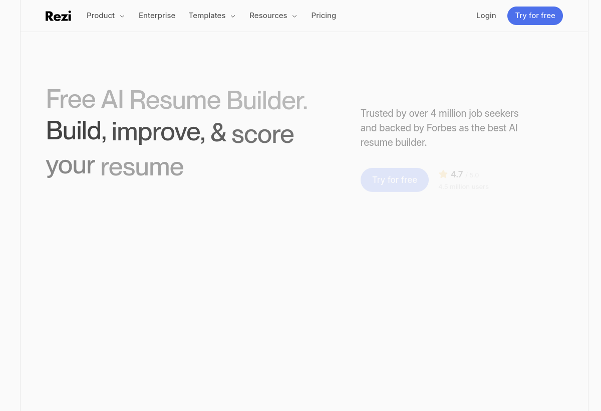Rezi screenshot