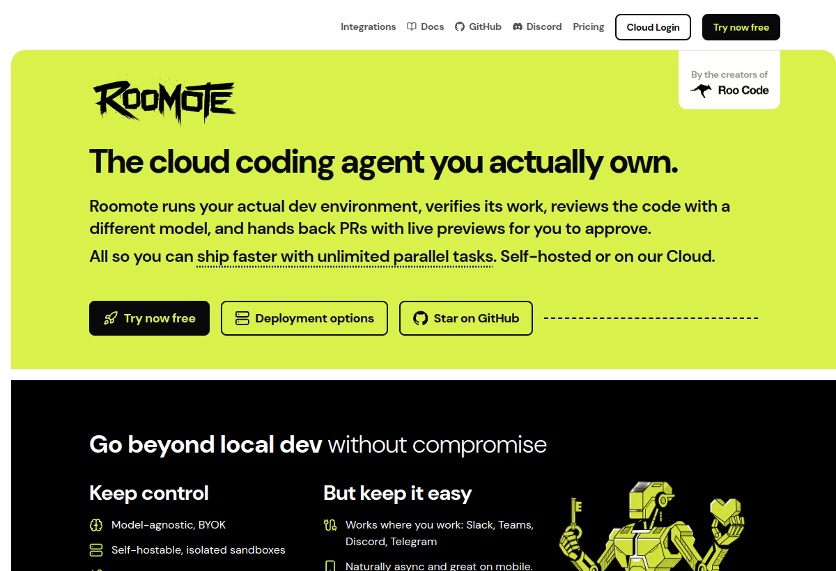 Roo Code screenshot