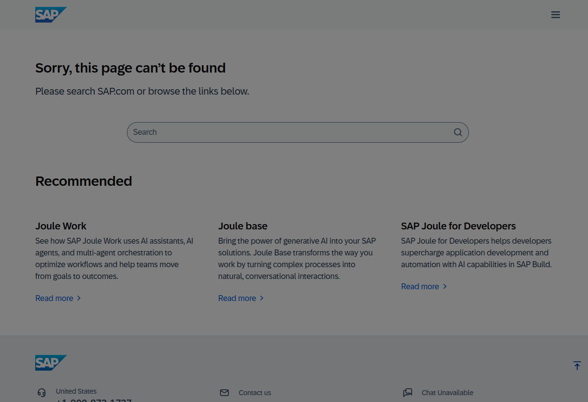 SAP Joule screenshot