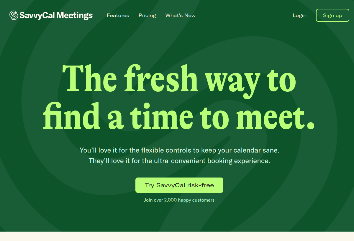 SavvyCal screenshot