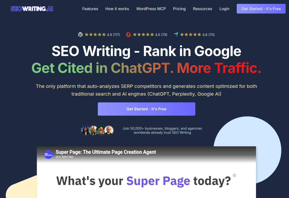 SEOWriting.ai screenshot