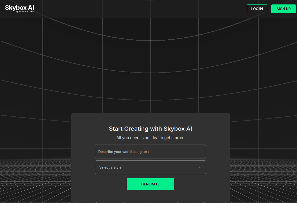 Skybox AI screenshot