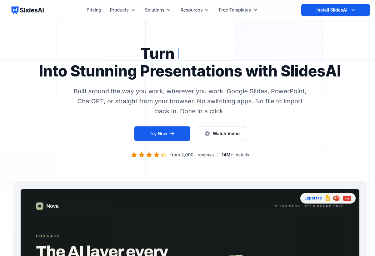 SlidesAI screenshot