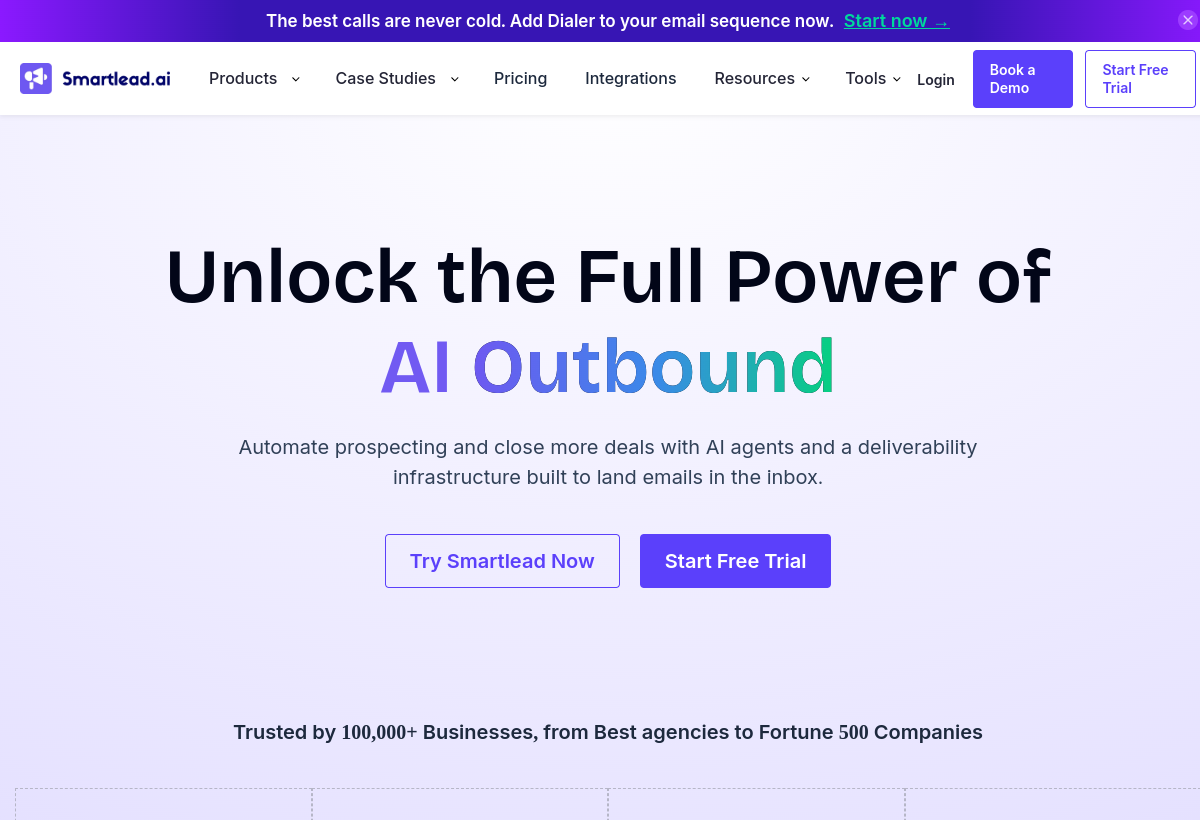 Smartlead AI screenshot