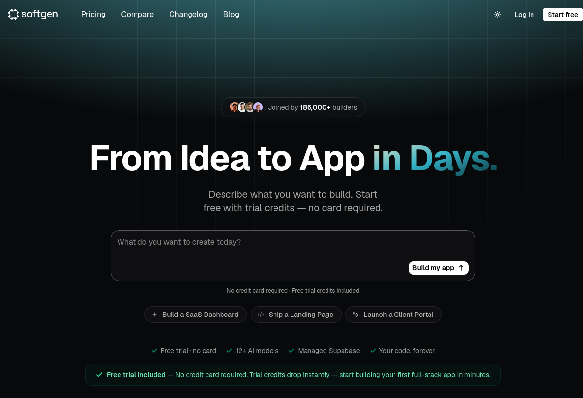 Softgen screenshot