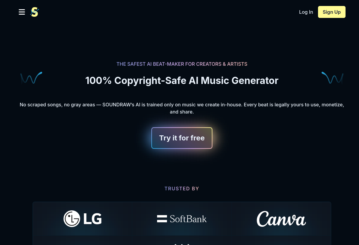 Soundraw screenshot