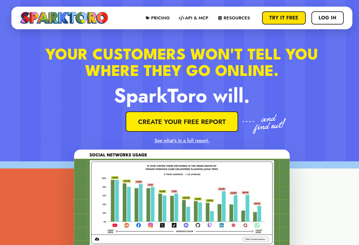 SparkToro screenshot