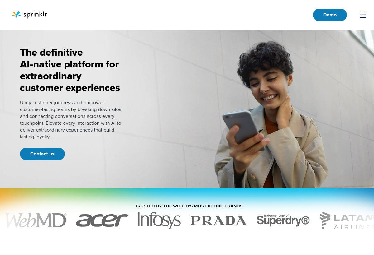 Sprinklr screenshot