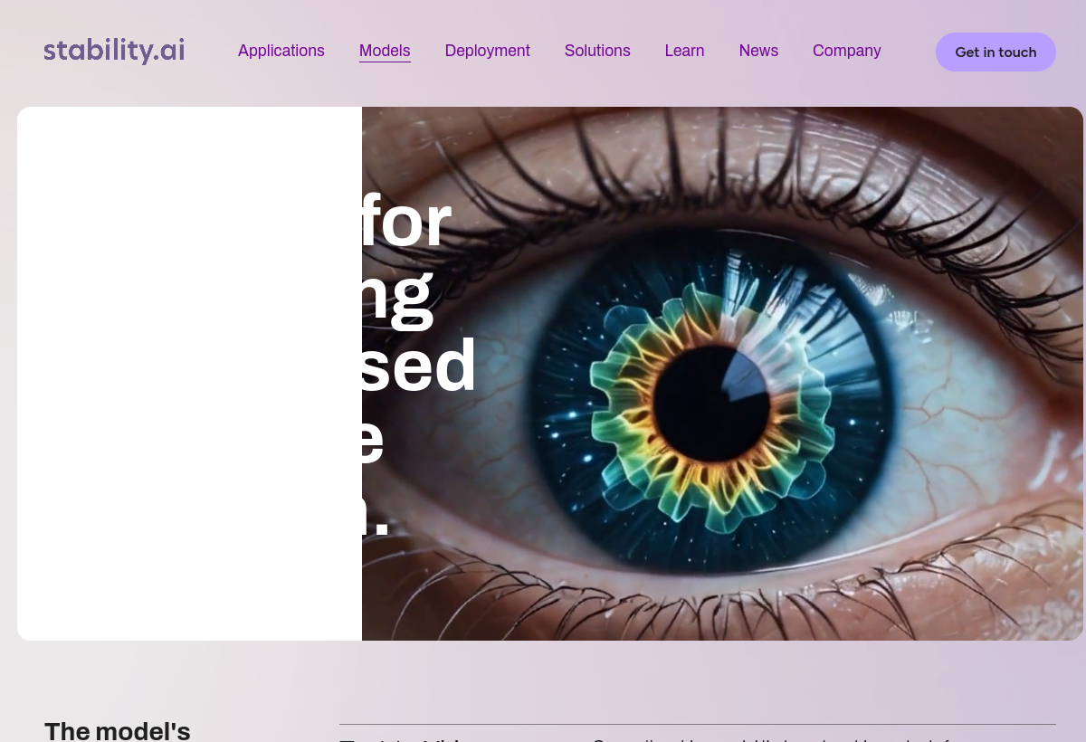 Stable Video Diffusion screenshot