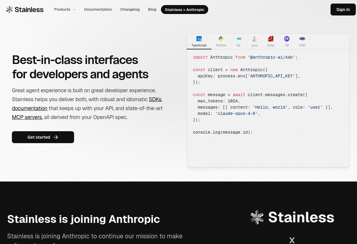 Stainless screenshot