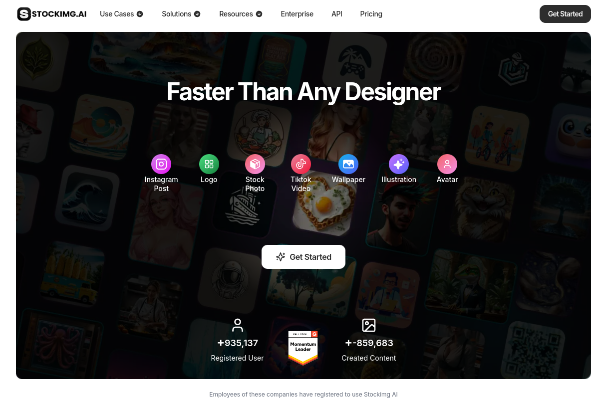 Stockimg.ai screenshot