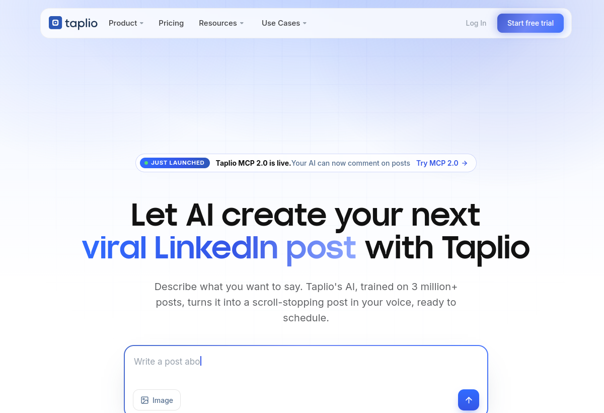 Taplio screenshot