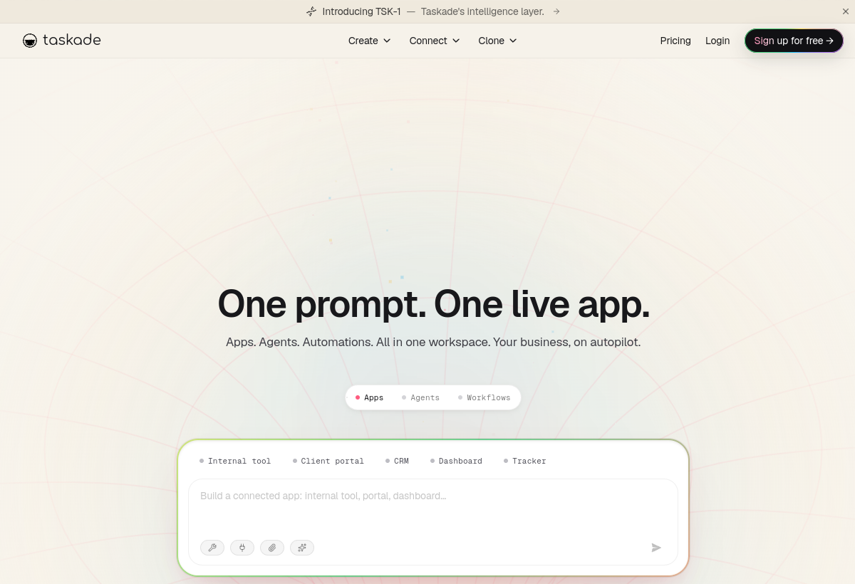Taskade screenshot