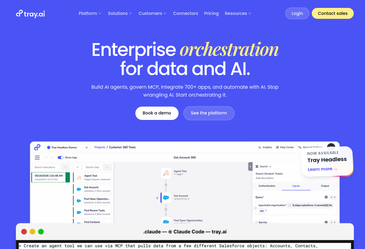 Tray.ai screenshot