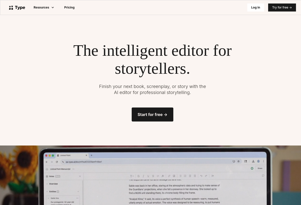 Type.ai screenshot