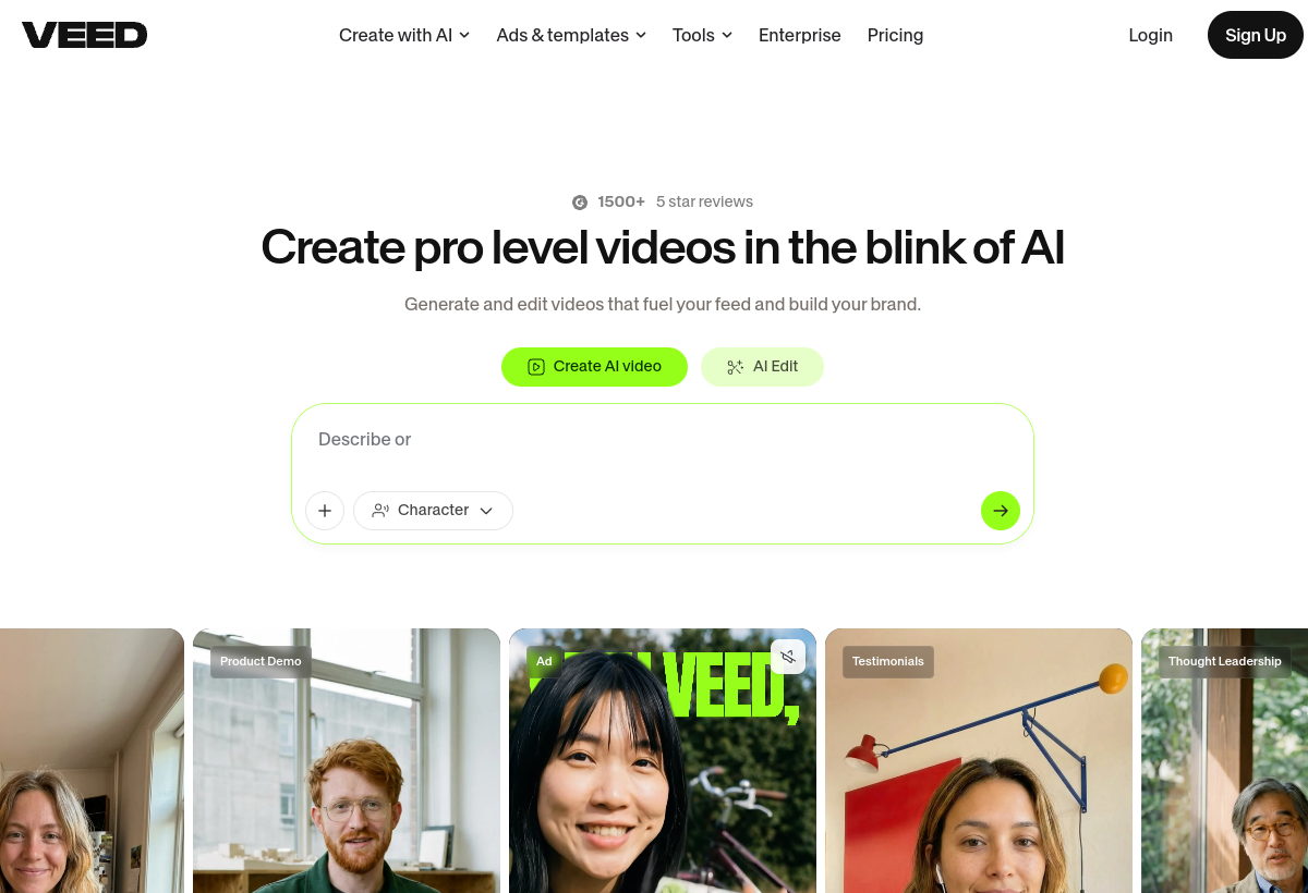 Veed.io screenshot